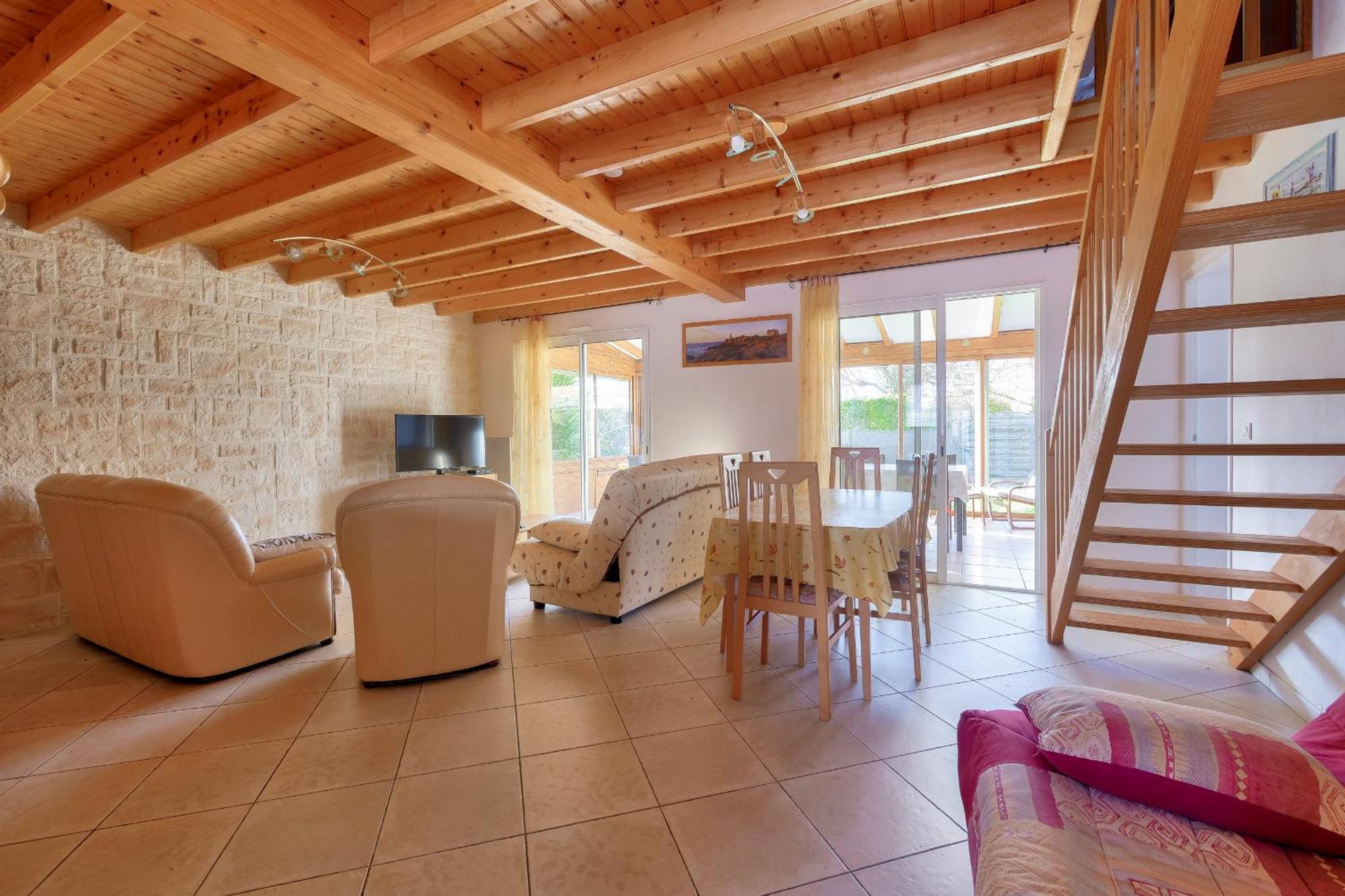 Maison Pour 8 - 5Min De La Plage - Jardin & Veranda Longeville-sur-Mer Exterior foto