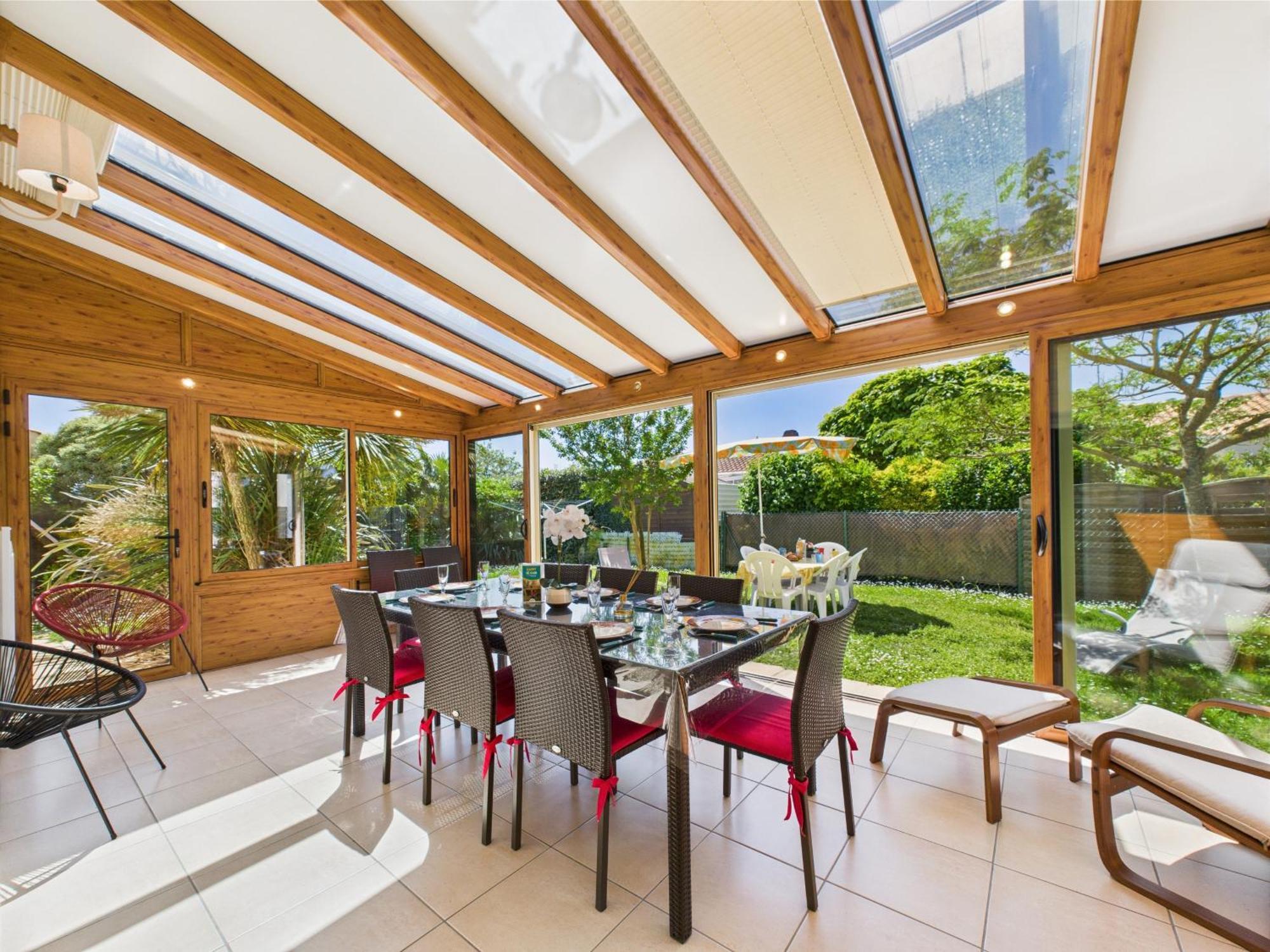 Maison Pour 8 - 5Min De La Plage - Jardin & Veranda Longeville-sur-Mer Exterior foto