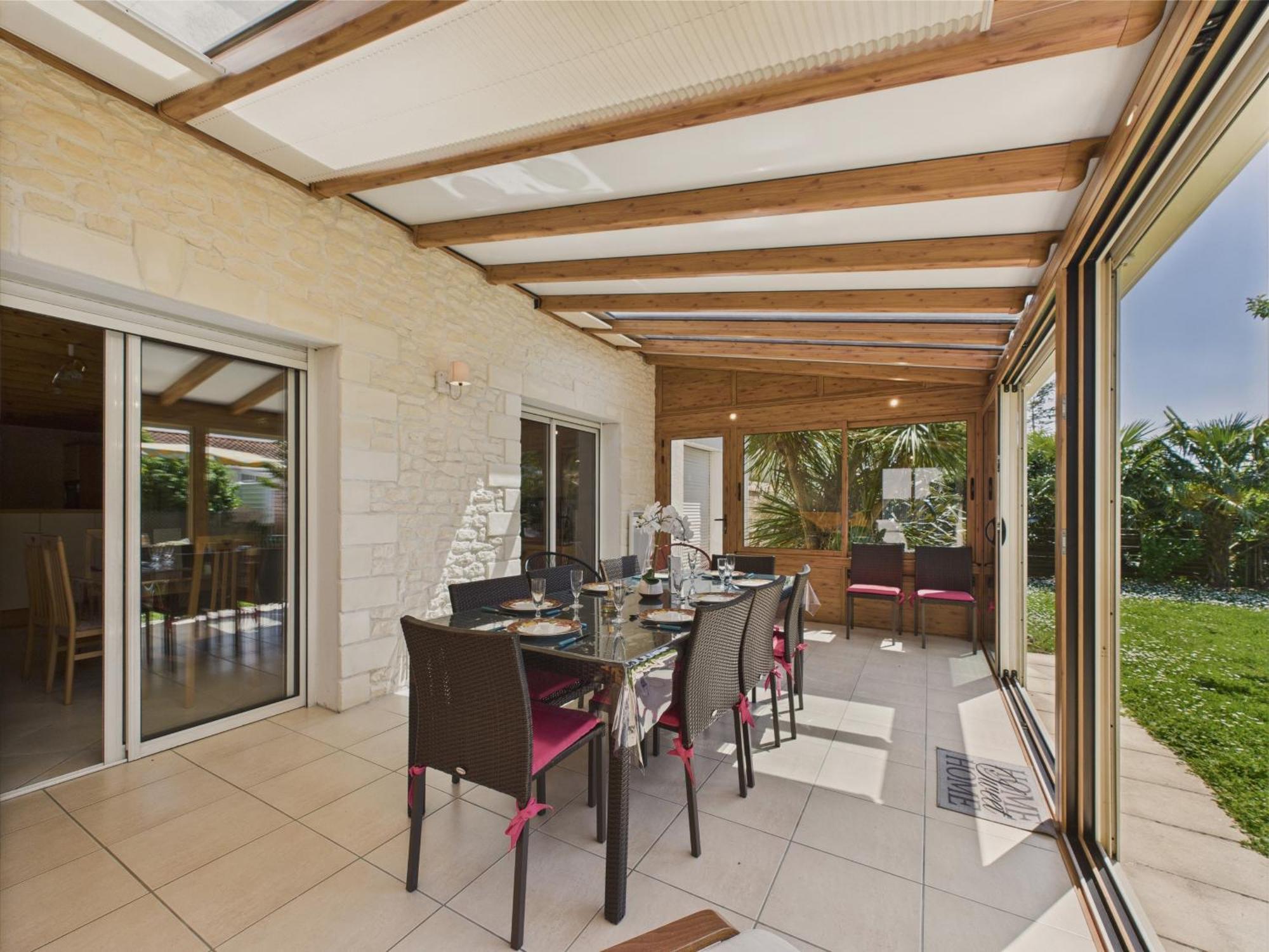 Maison Pour 8 - 5Min De La Plage - Jardin & Veranda Longeville-sur-Mer Exterior foto
