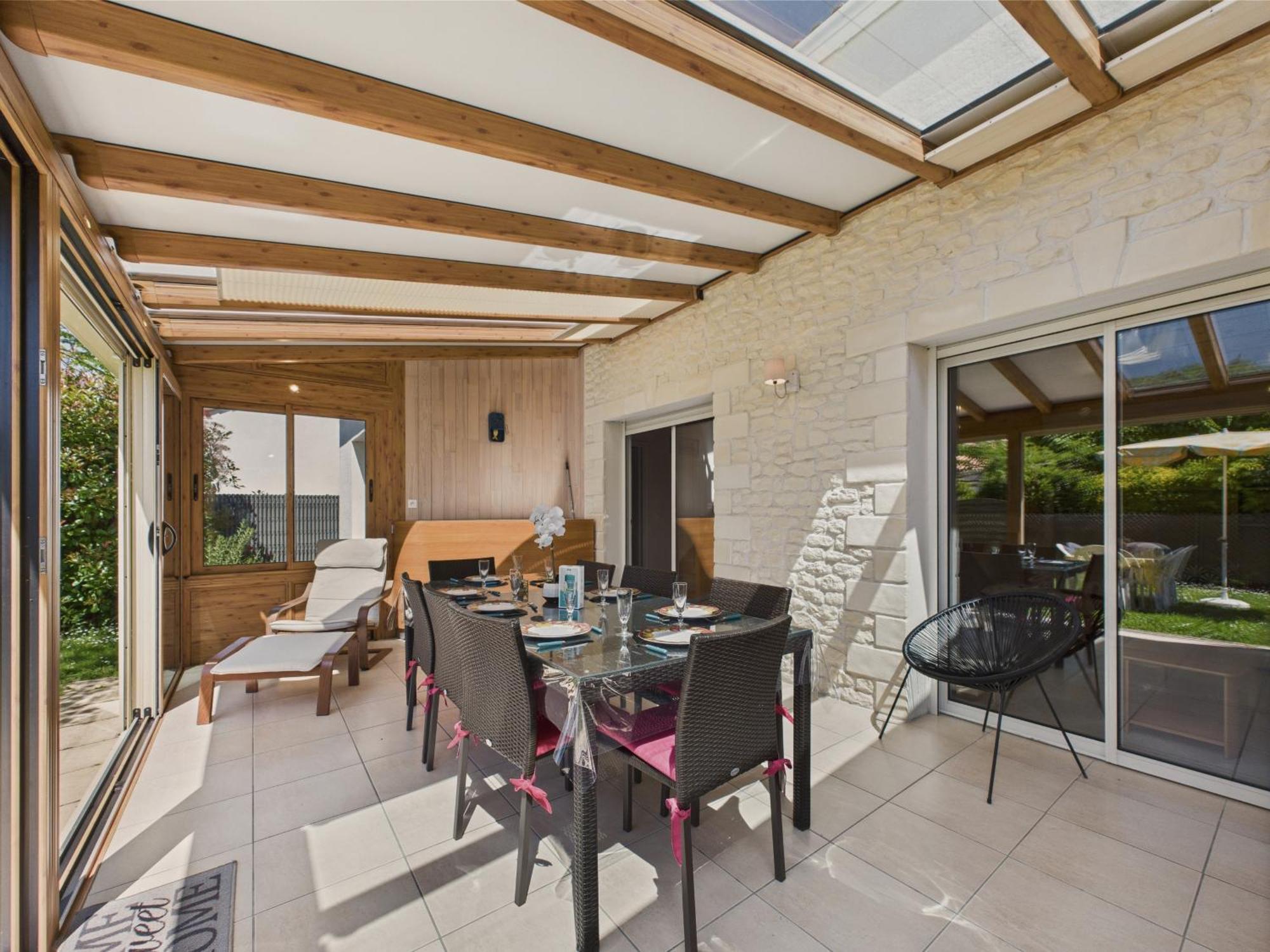Maison Pour 8 - 5Min De La Plage - Jardin & Veranda Longeville-sur-Mer Exterior foto